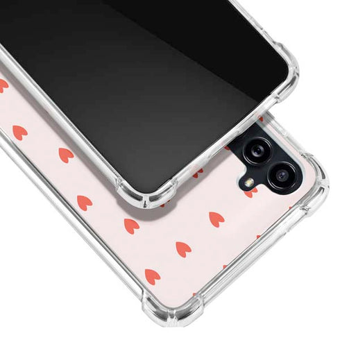 Pink and Red Hearts Galaxy A54 5G Clear Case