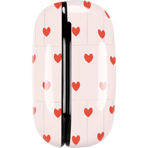 Pink and Red Hearts Galaxy Buds Live Skin