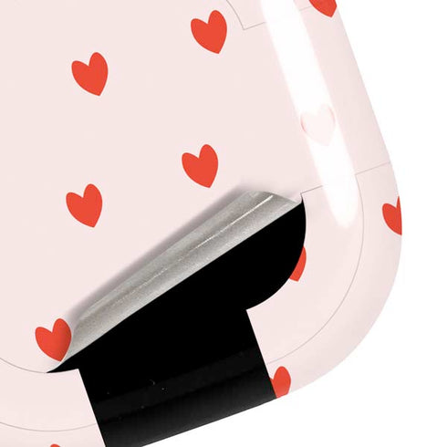 Pink and Red Hearts Galaxy Buds Live Skin