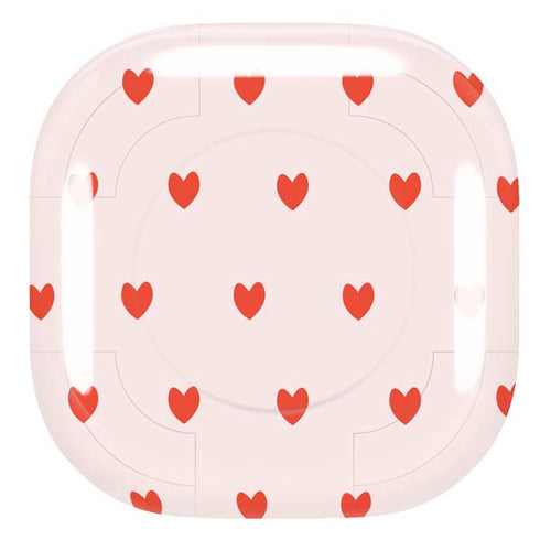 Pink and Red Hearts Galaxy Buds Pro Skin