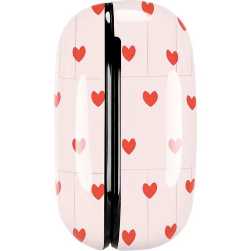 Pink and Red Hearts Galaxy Buds Pro Skin