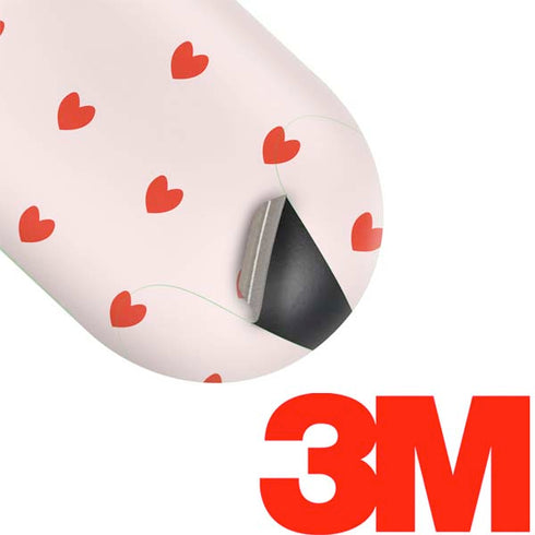 Pink and Red Hearts Galaxy Buds Skin