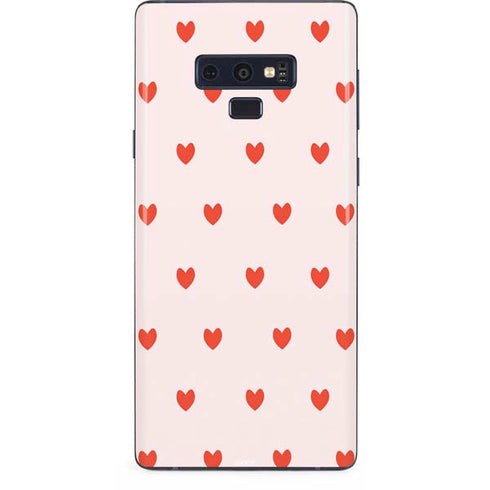 Pink and Red Hearts Galaxy Note 9 Skin
