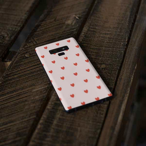 Pink and Red Hearts Galaxy Note 9 Skin