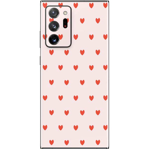 Pink and Red Hearts Galaxy Note20 Ultra 5G Skin