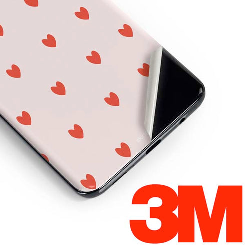 Pink and Red Hearts Galaxy S10 Skin