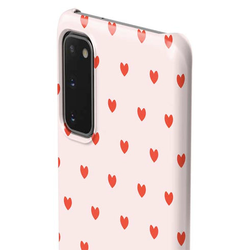 Pink and Red Hearts Galaxy S20 Lite Case