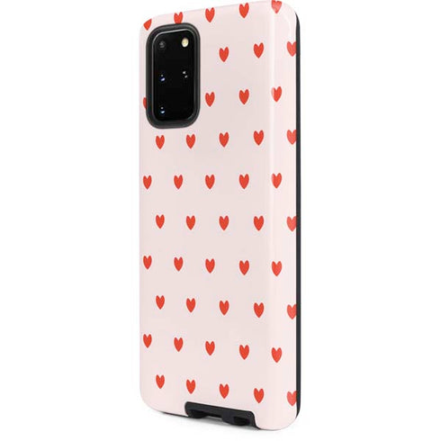 Pink and Red Hearts Galaxy S20 Plus Pro Case