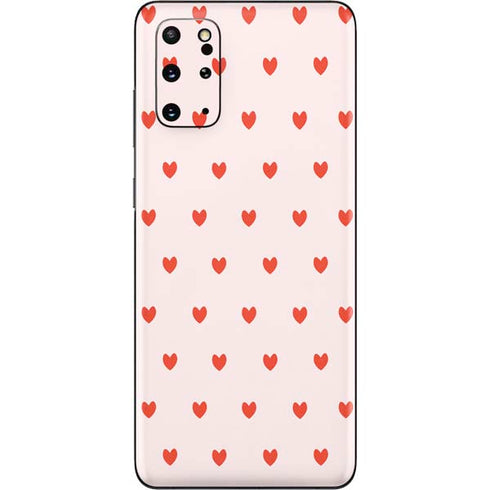 Pink and Red Hearts Galaxy S20 Plus Skin