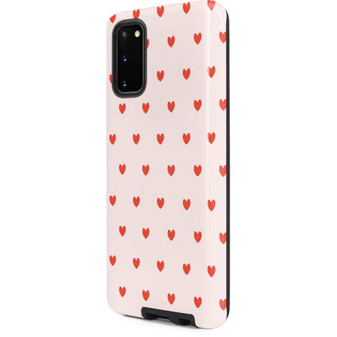 Pink and Red Hearts Galaxy S20 Pro Case