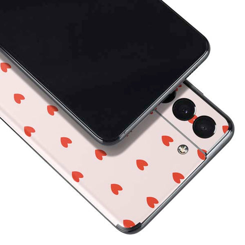 Pink and Red Hearts Galaxy S21 5G Skin