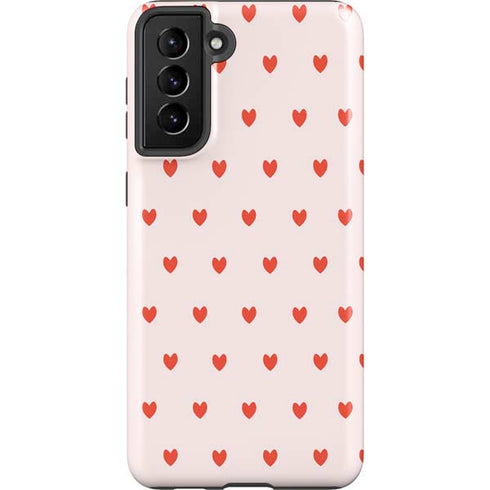 Pink and Red Hearts Galaxy S21 Plus 5G Pro Case