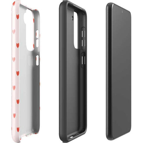 Pink and Red Hearts Galaxy S21 Plus 5G Pro Case