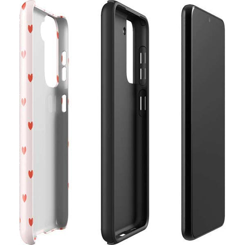 Pink and Red Hearts Galaxy S22 Plus Pro Case