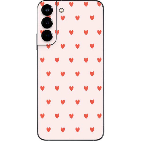 Pink and Red Hearts Galaxy S22 Plus Skin