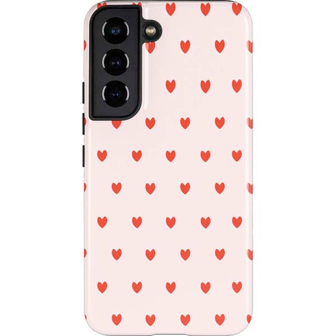 Pink and Red Hearts Galaxy S22 Pro Case