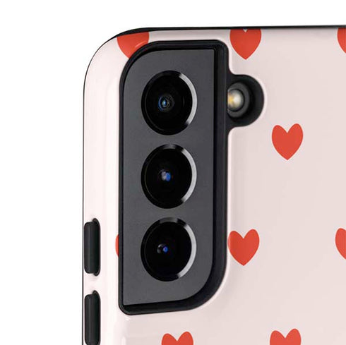 Pink and Red Hearts Galaxy S22 Pro Case