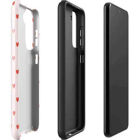 Pink and Red Hearts Galaxy S22 Pro Case