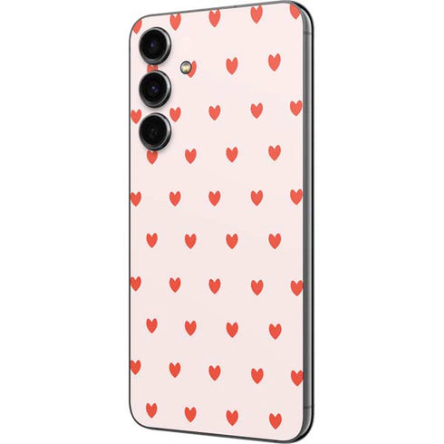 Pink and Red Hearts Galaxy S23 FE Skin