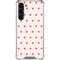 Pink and Red Hearts Galaxy S23 Plus Clear Case