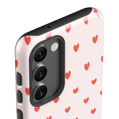 Pink and Red Hearts Galaxy S23 Plus Pro Case