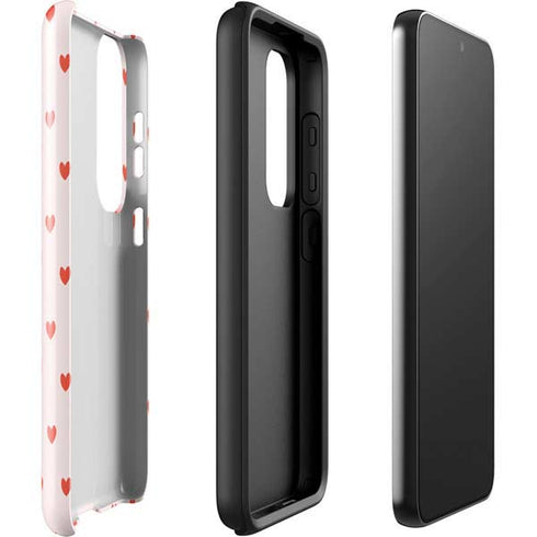 Pink and Red Hearts Galaxy S23 Plus Pro Case