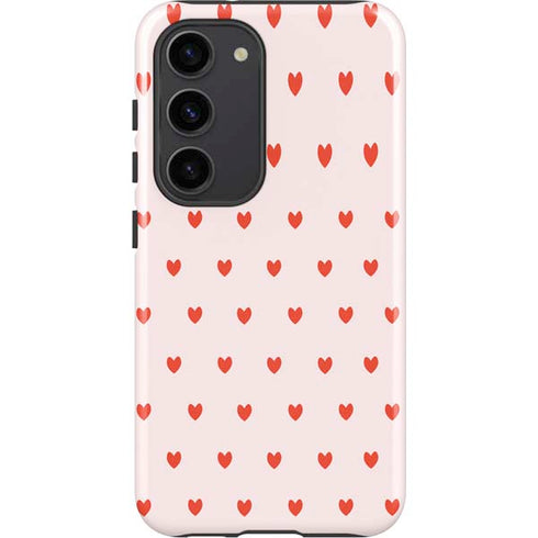 Pink and Red Hearts Galaxy S23 Pro Case