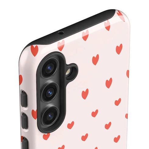 Pink and Red Hearts Galaxy S24 Plus Impact Case