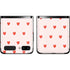 Pink and Red Hearts Galaxy Z Flip Skin