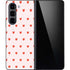 Pink and Red Hearts Galaxy Z Fold5 5G Skin
