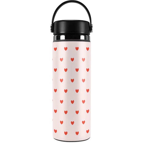 Pink and Red Hearts Hydro Flask 20oz Wide Mouth Skin