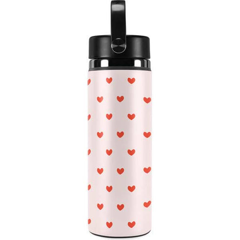 Pink and Red Hearts Hydro Flask 20oz Wide Mouth Skin