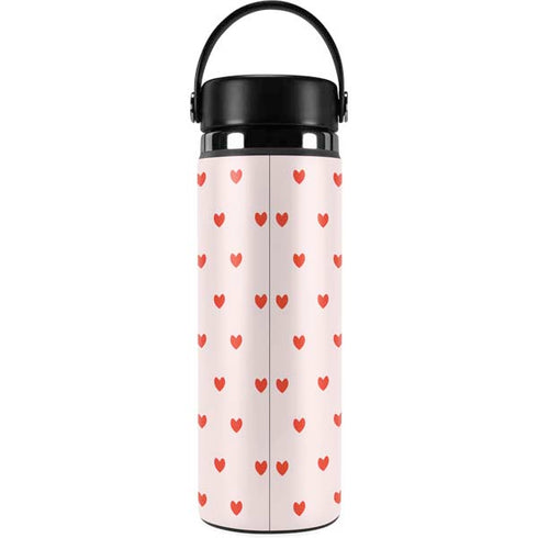 Pink and Red Hearts Hydro Flask 20oz Wide Mouth Skin