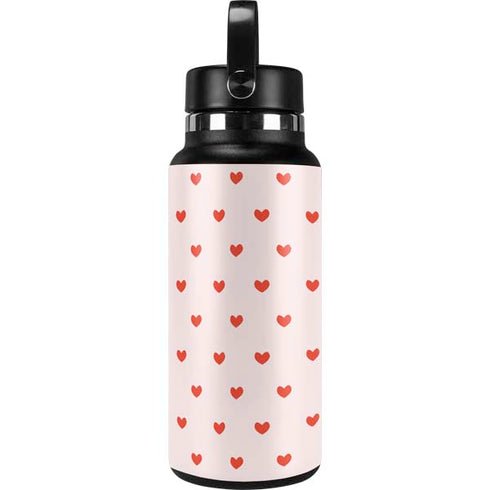 Pink and Red Hearts Hydro Flask 32oz Wide Mouth Skin