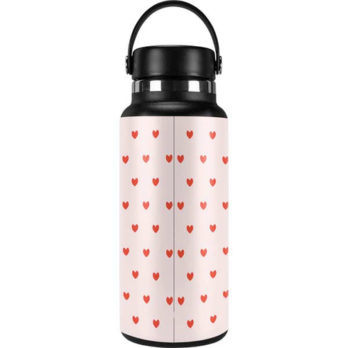 Pink and Red Hearts Hydro Flask 32oz Wide Mouth Skin