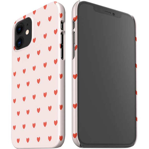 Pink and Red Hearts iPhone 12 Mini Lite Case