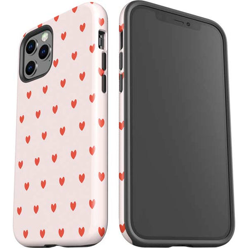 Pink and Red Hearts iPhone 12 Pro Max Impact Case