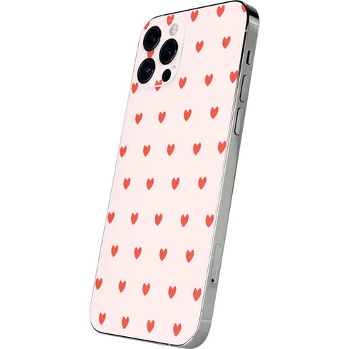 Pink and Red Hearts iPhone 12 Pro Max Skin
