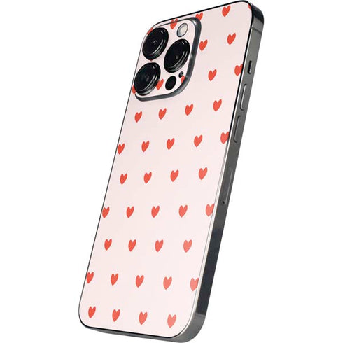 Pink and Red Hearts iPhone 13 Pro Max Skin