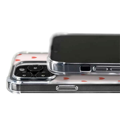 Pink and Red Hearts iPhone 14 Pro MagSafe Case