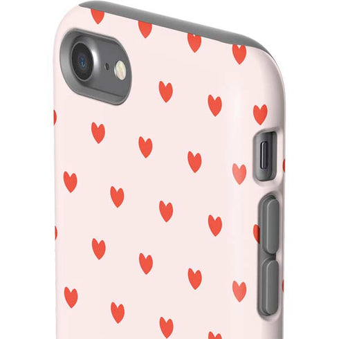 Pink and Red Hearts iPhone SE (2nd & 3rd Gen) Pro Case