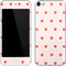 Pink and Red Hearts Apple iPod Skin