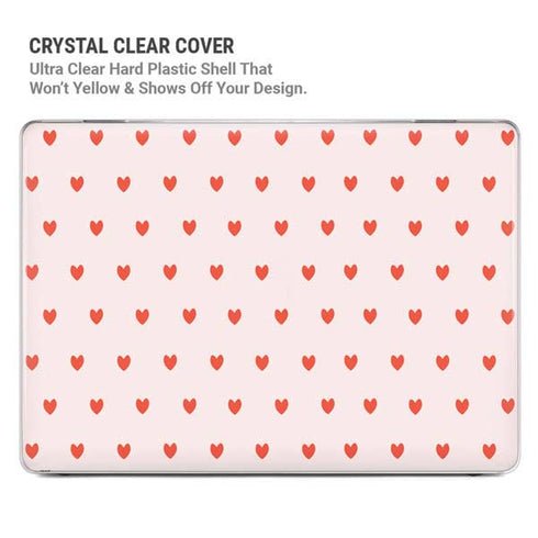 Pink and Red Hearts MacBook Air 13in M1 (2021) Case plus Skin
