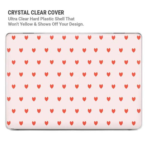 Pink and Red Hearts MacBook Pro 16in (2021-25) Case plus Skin