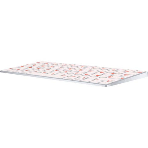 Pink and Red Hearts Magic Keyboard Skin