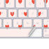 Pink and Red Hearts Magic Keyboard Skin