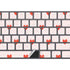 Pink and Red Hearts Magic Keyboard with Numeric Keypad Skin