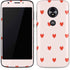 Pink and Red Hearts Moto E5 Play Skin