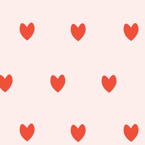 Pink and Red Hearts Moto E5 Play Skin