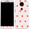 Pink and Red Hearts Moto E5 Plus Skin